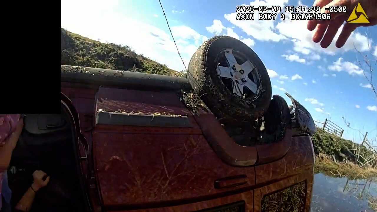 good samaritan rescues mother and three children from a canal