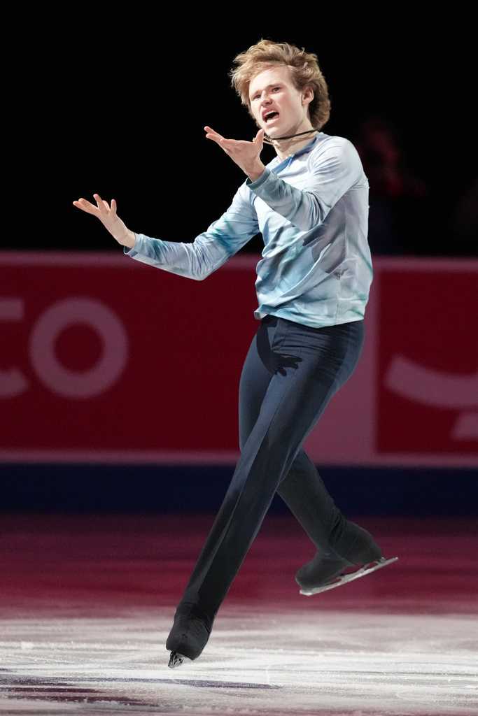 Ilia Malinin skates during the &amp;quot;Making Team USA&amp;quot; performance at the U.S. Figure Skating Championships, Sunday, Jan. 11, 2026.