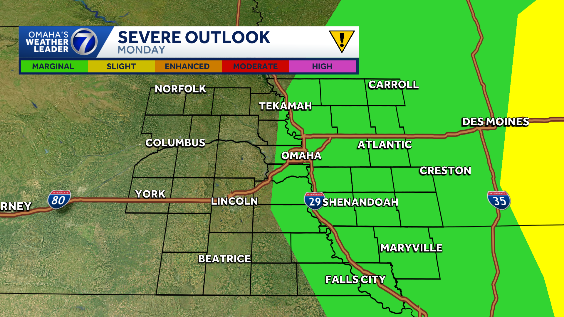 severe outlook monday