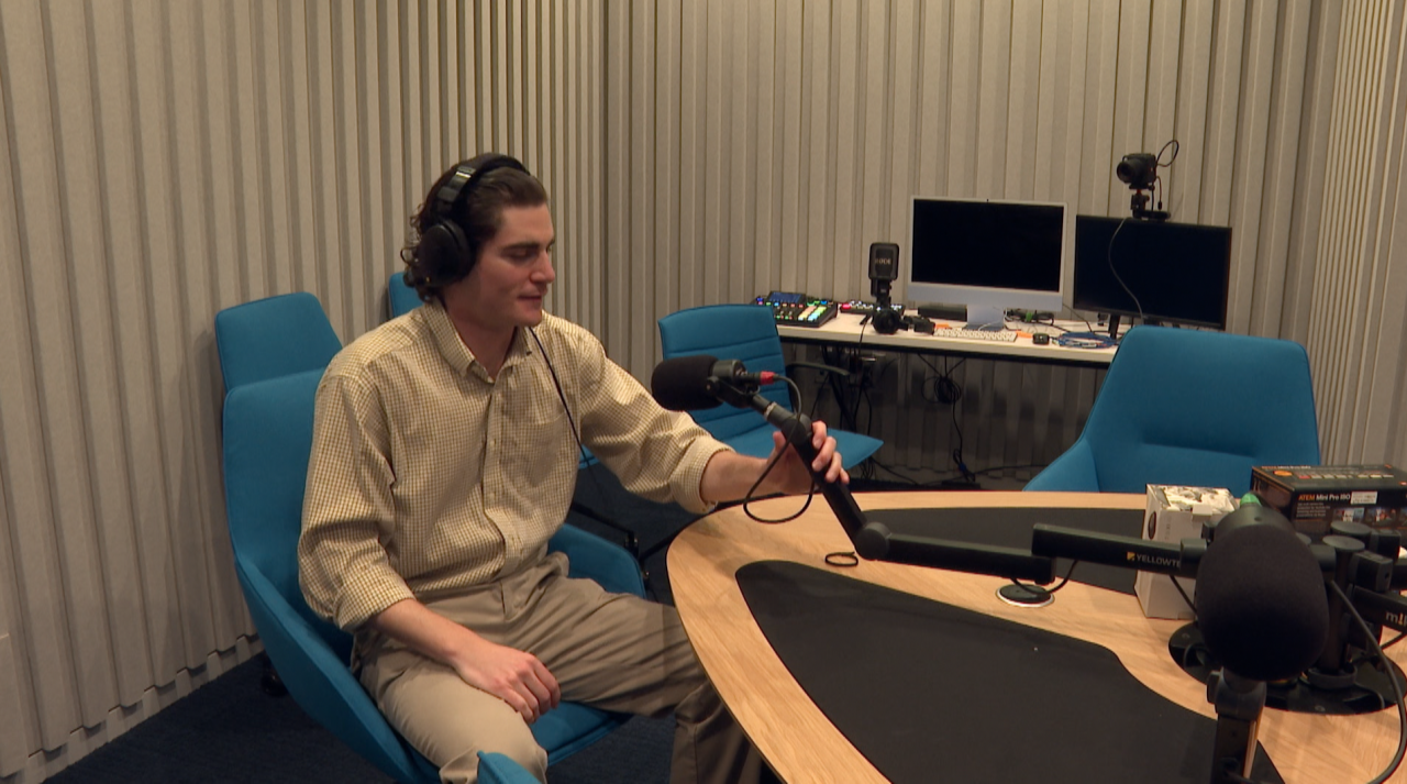 Omaha Central Library Podcast Studio