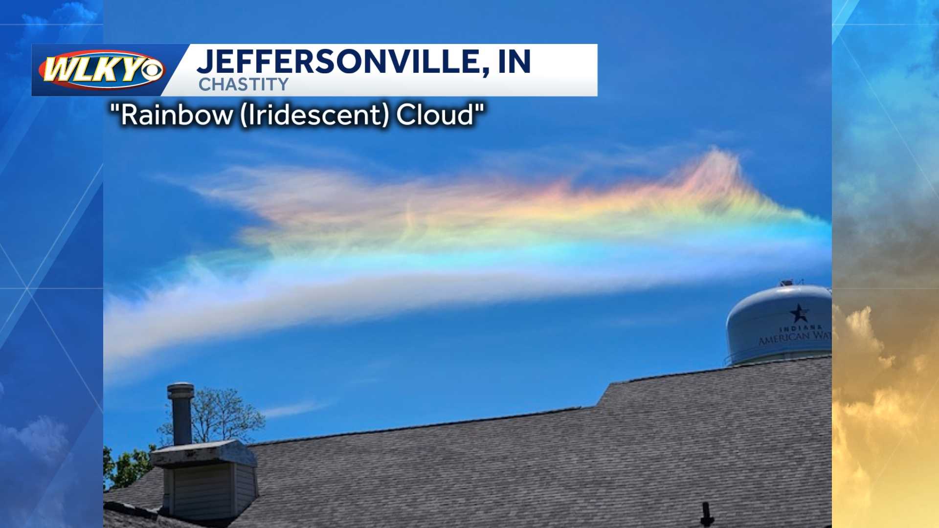 iridescent cloud