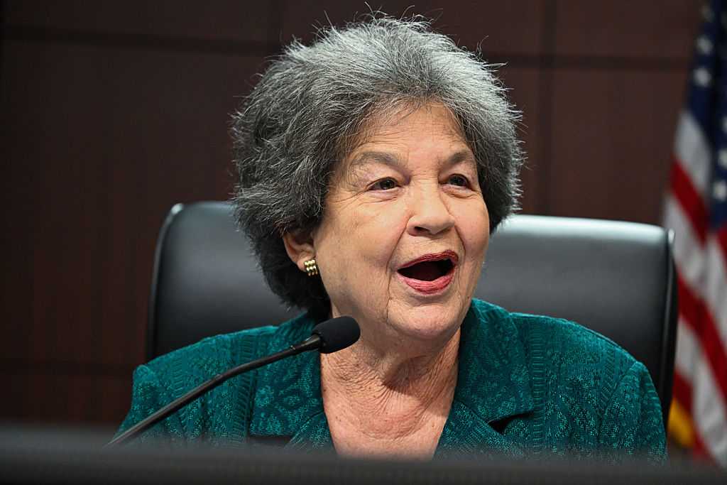 US Representative Lois Frankel (D-FL) speaks during a Democrat-led US House Oversight field hearing on the Epstein investigation in West Palm Beach, Florida, on May 12, 2026. The Epstein saga has continued to roil American and British politics, as documents related to the expansive investigation into the financier&amp;apos;s life have been released in previous months. Epstein admitted sex crimes in 2008 under a controversial plea agreement and was later charged with trafficking underage girls before dying in a New York jail cell in 2019 while awaiting trial. His death was ruled a suicide. (Photo by CHANDAN KHANNA / AFP via Getty Images)