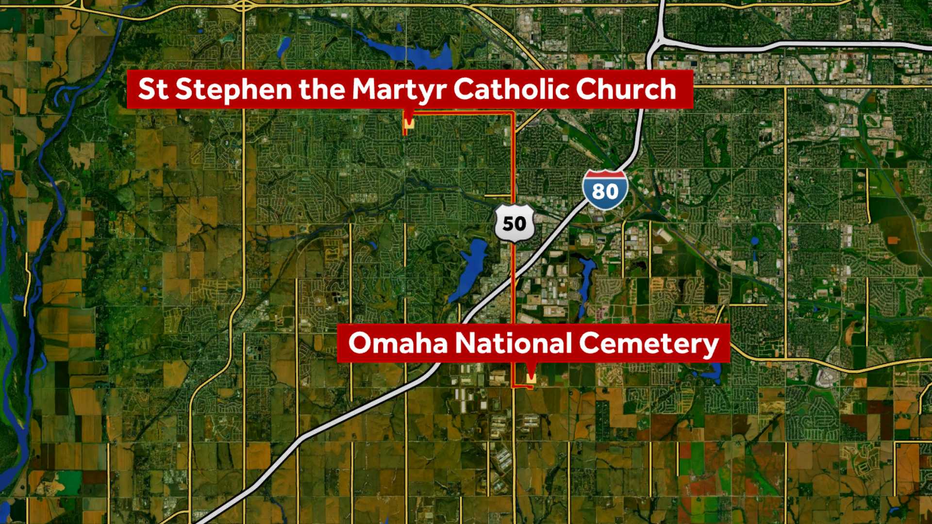 procession route to honor staff sgt. keuchel