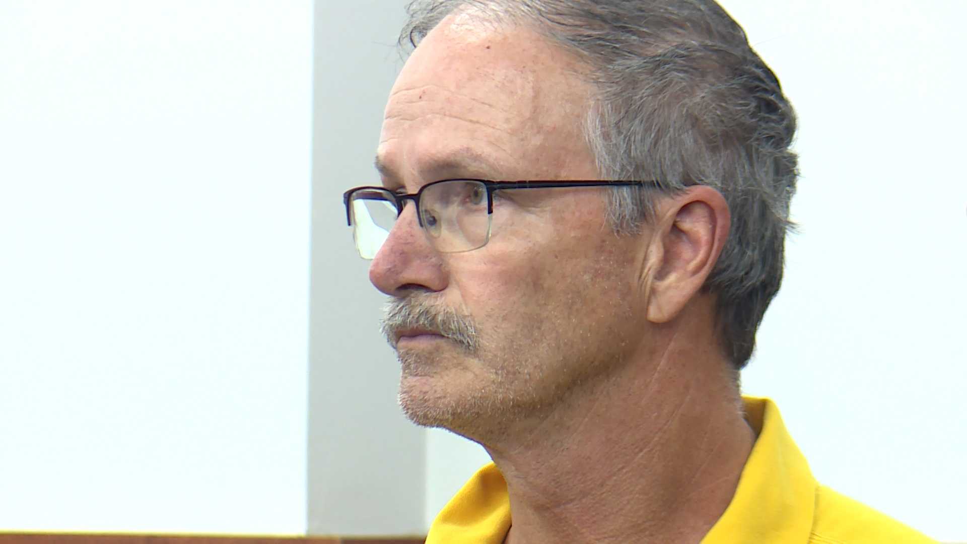 Stephen Bouchard, 63, of Winslow, Maine, appeared at the Cumberland County Courthouse in Portland, Maine, on May 11, 2026. Bouchard was charged with the murder of Alice Hawkes, his girlfriend, which happened in Westbrook, Maine, in October 1987.