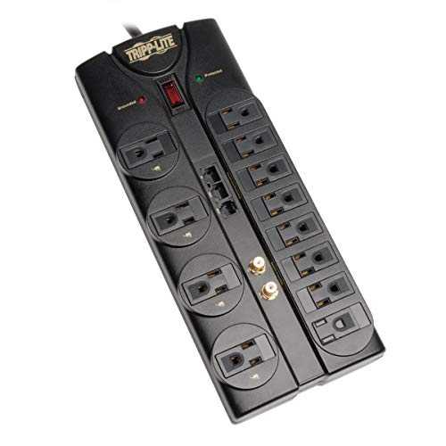 Tripp Lite 12 Outlet Surge Protector Power Strip Tripp Lite 12 Outlet Surge Protector Power Strip