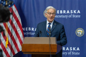 Secretary of State Bob Evnen announces the officially finalization of Nebraska’s fall 2024 ballot